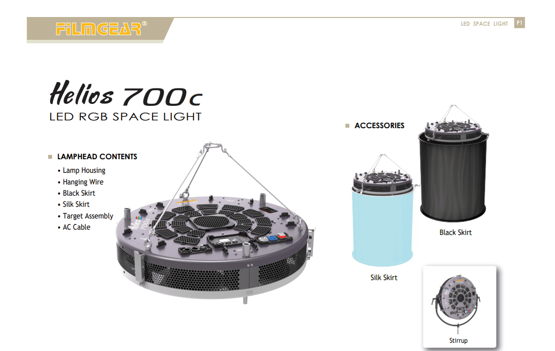 LED RGB SPACE LIGHT Helios 700C