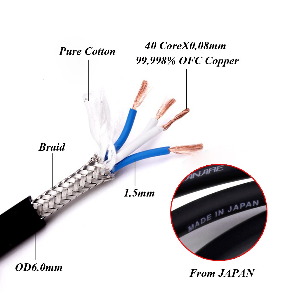 Cáp audio L-4E6S