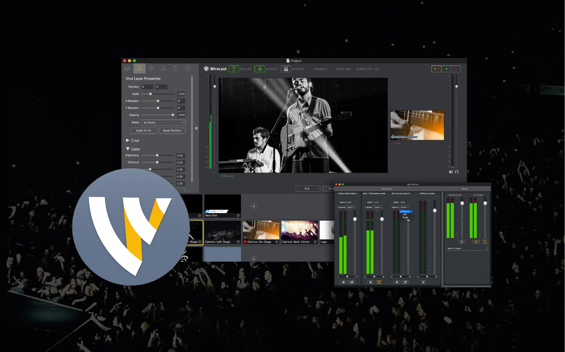 Wirecast Studio (Telestream)
